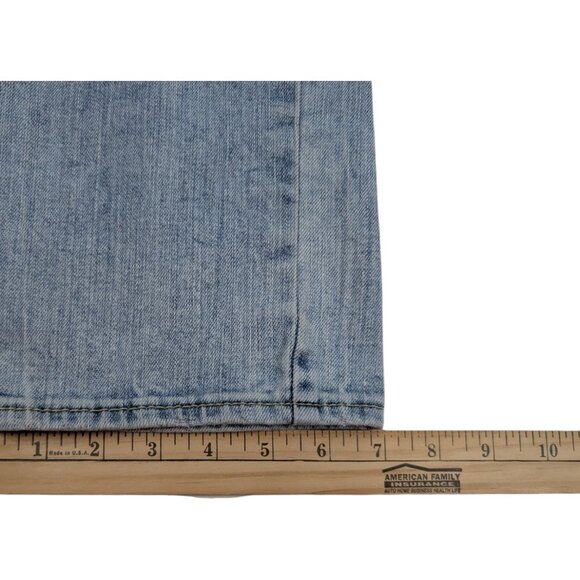 Levis Denizen Mens Size 30x31 Stone Wash‎ Distressed 283 Slim Fit Denim Jeans - Picture 15 of 15